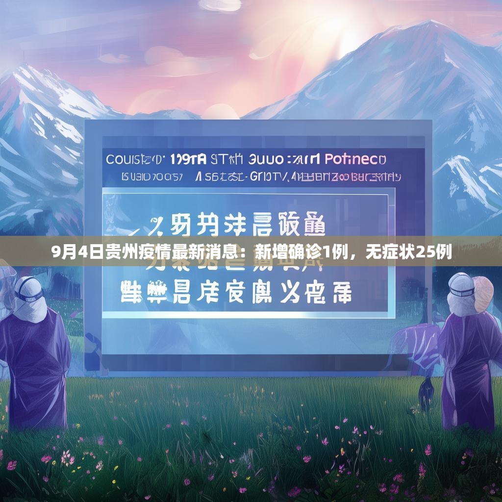 9月4日贵州疫情最新消息：新增确诊1例，无症状25例