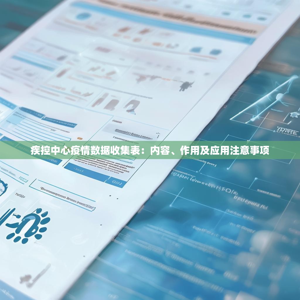 疾控中心疫情数据收集表：内容、作用及应用注意事项