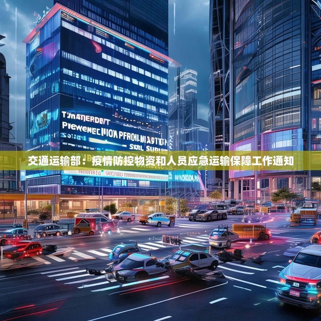 交通运输部：疫情防控物资和人员应急运输保障工作通知