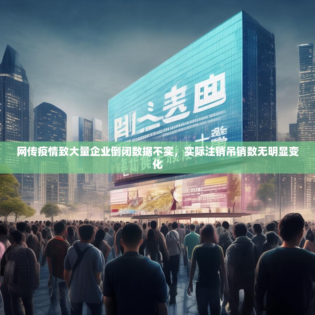 网传疫情致大量企业倒闭数据不实，实际注销吊销数无明显变化