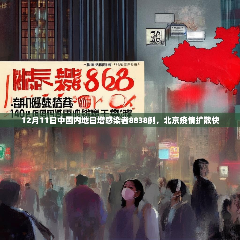 12月11日中国内地日增感染者8838例，北京疫情扩散快