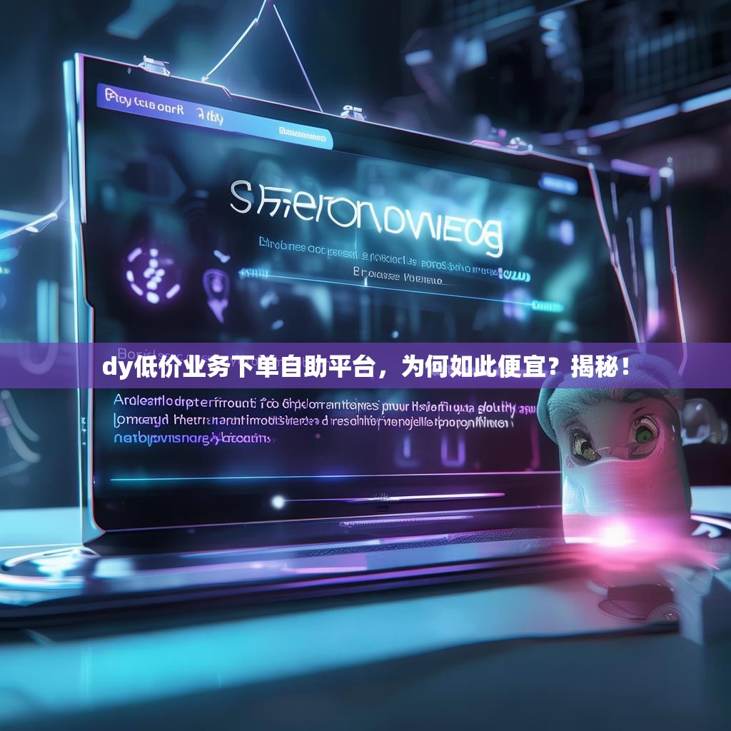 dy低价业务下单自助平台，为何如此便宜？揭秘！