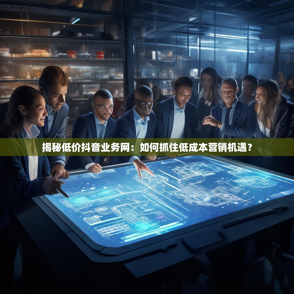 揭秘低价抖音业务网：如何抓住低成本营销机遇？