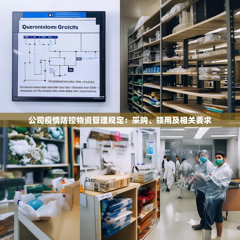 公司疫情防控物资管理规定：采购、领用及相关要求