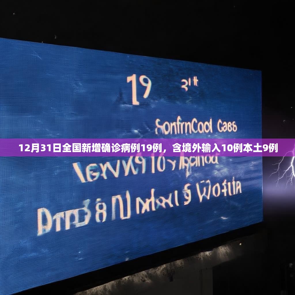 12月31日全国新增确诊病例19例，含境外输入10例本土9例