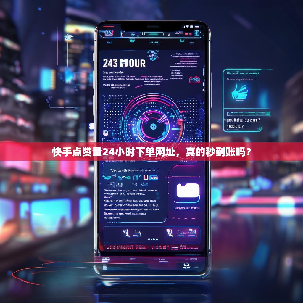 快手点赞量24小时下单网址，真的秒到账吗？