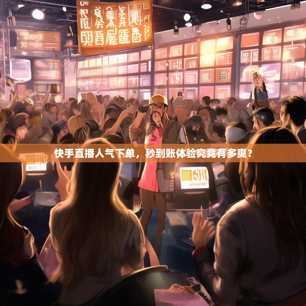 快手直播人气下单，秒到账体验究竟有多爽？