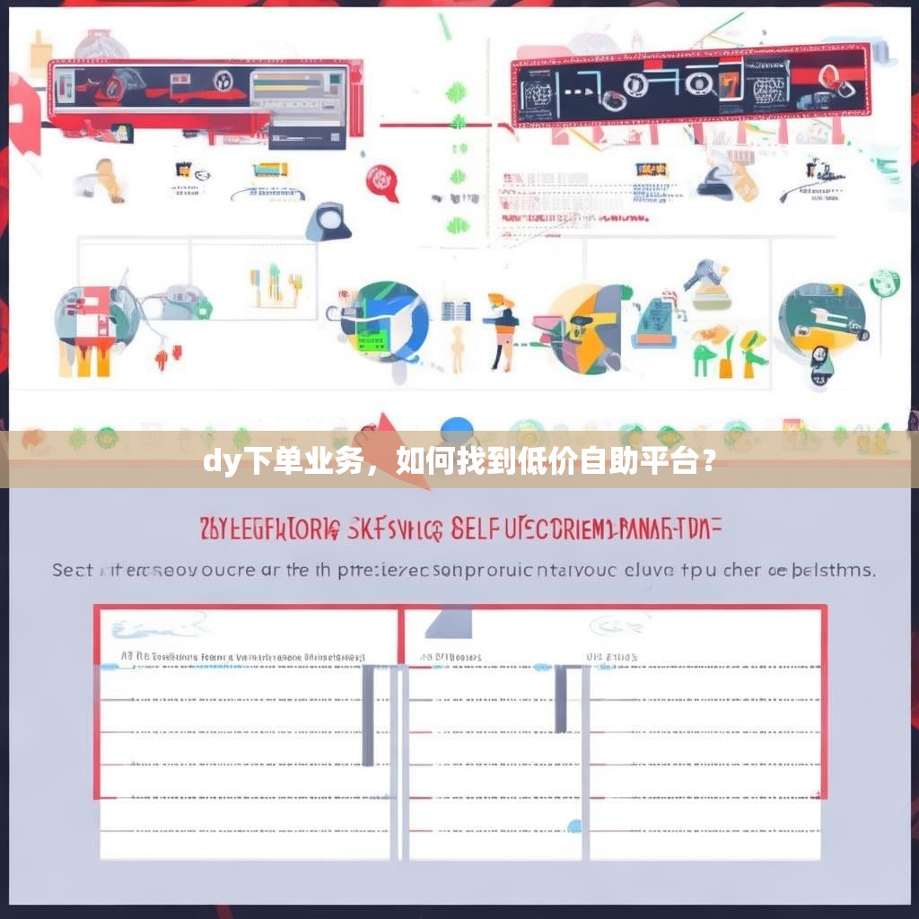 dy下单业务，如何找到低价自助平台？