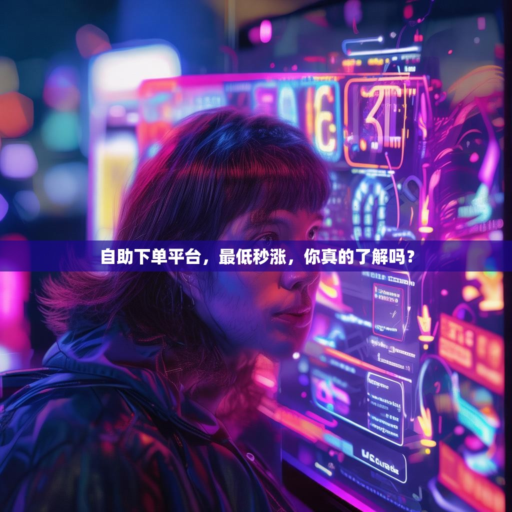 自助下单平台，最低秒涨，你真的了解吗？
