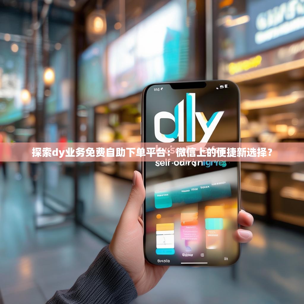 探索dy业务免费自助下单平台：微信上的便捷新选择？